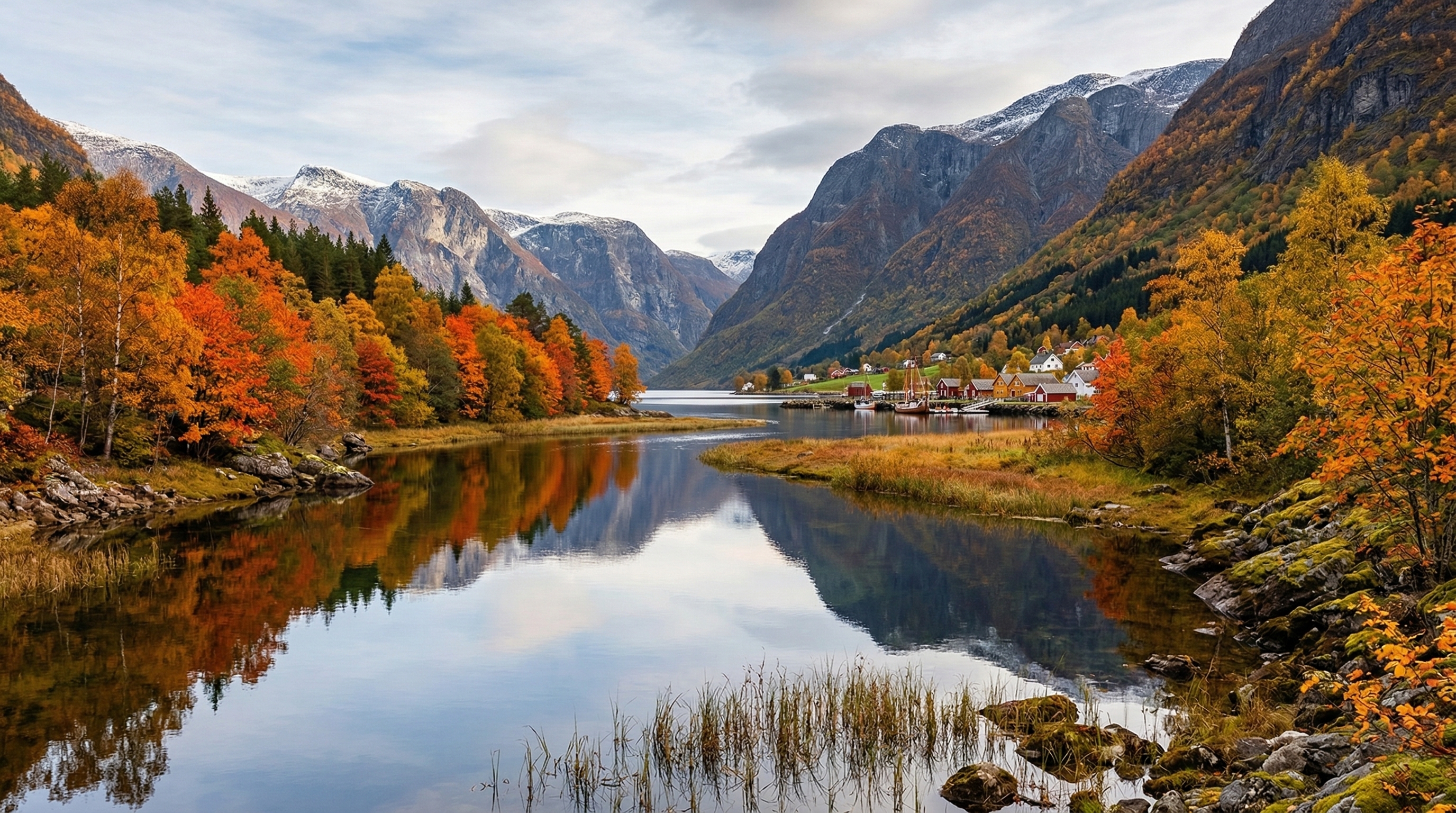 Elvemunning med miljøovervåkingsutstyr og vannkvalitetsdata